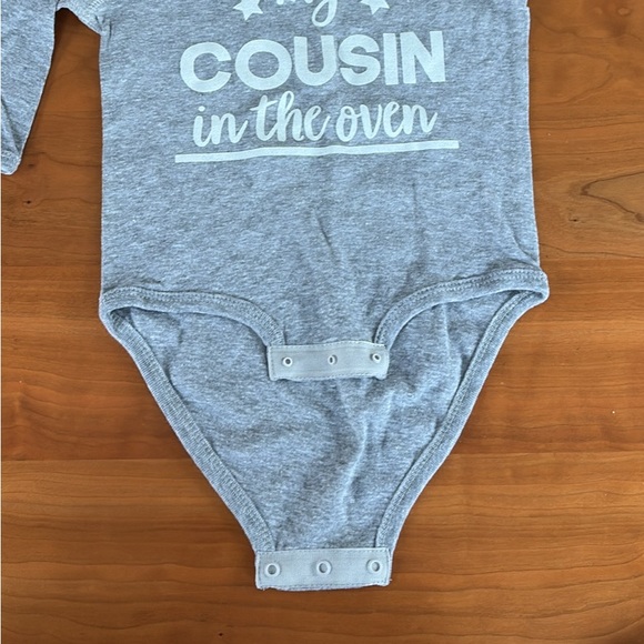 Rabbit Skins 18 Mo Long-Sleeve Onesie for Pregnancy Announcement - Picture 2 of 4